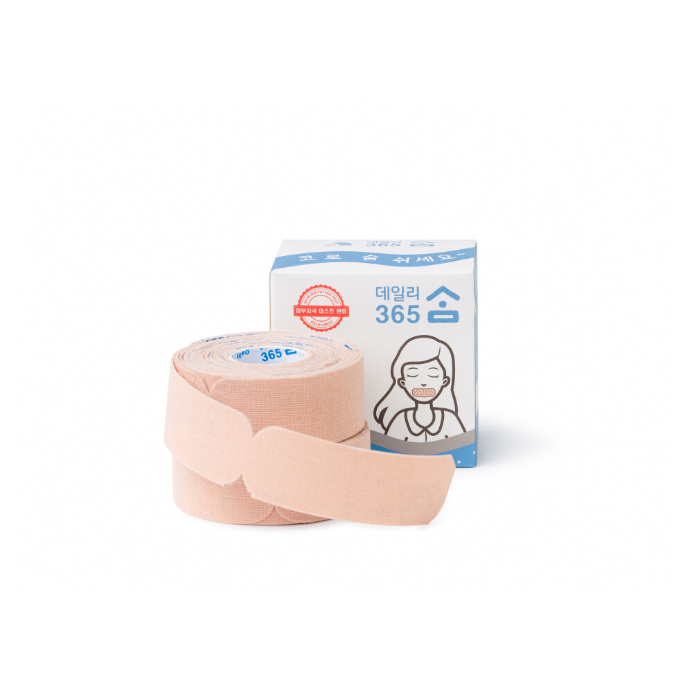 TEMTEX Tape proti chrápání 2,5 cm x 8 cm 120 kusů v balení