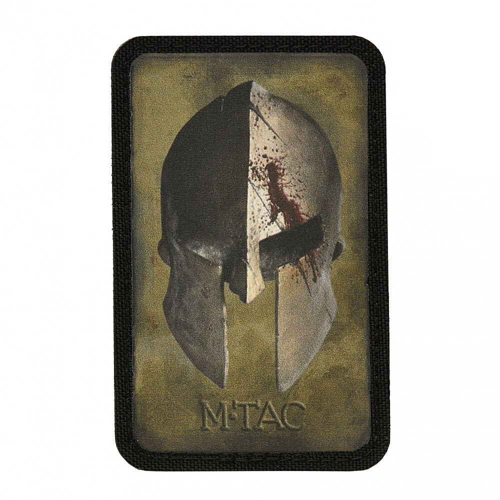 Nášivka M-Tac Spartan Helmet - olivová-černá