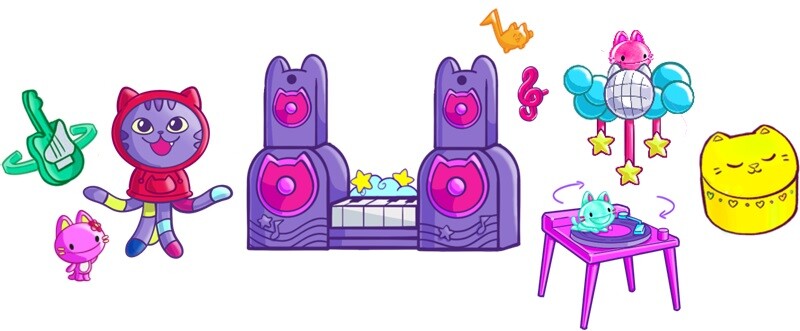 GÁBININ KOUZELNÝ DOMEK FILM HUDEBNÍ HRACÍ SET