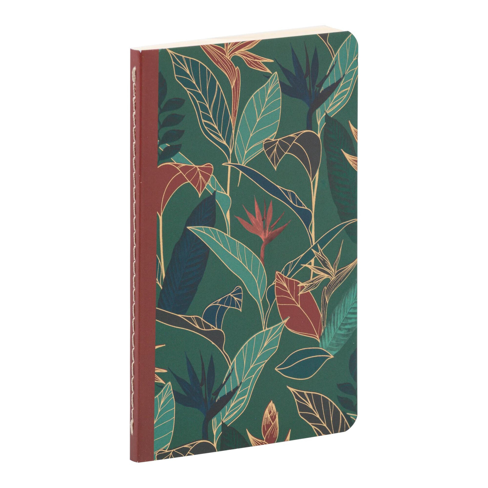 Sešit Gaia blue, 9x14cm, 48 listů, linkovaný - hnědá