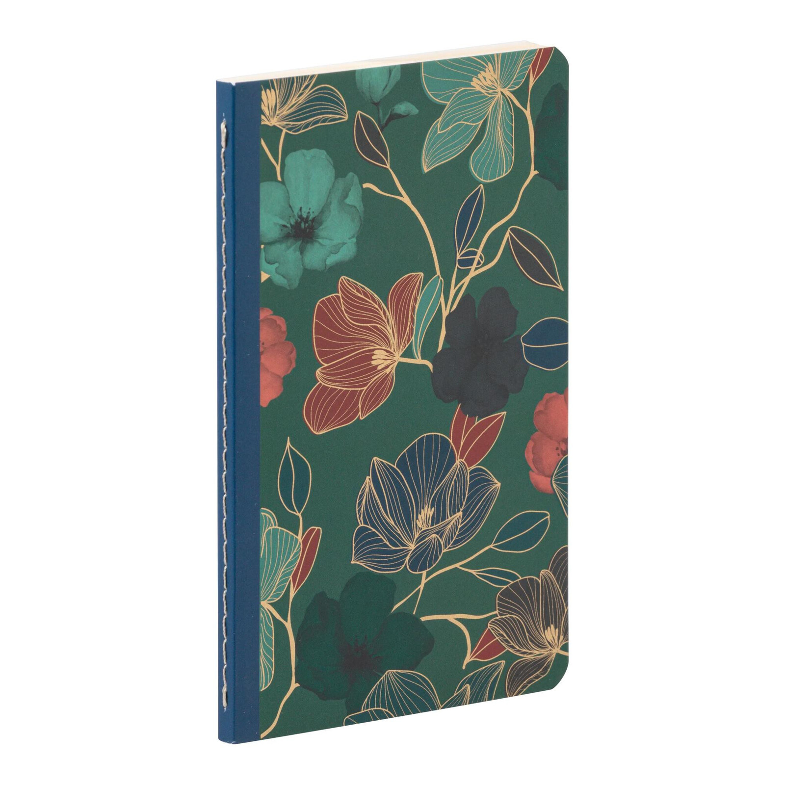 Sešit Gaia blue, 9x14cm, 48 listů, linkovaný - modrá