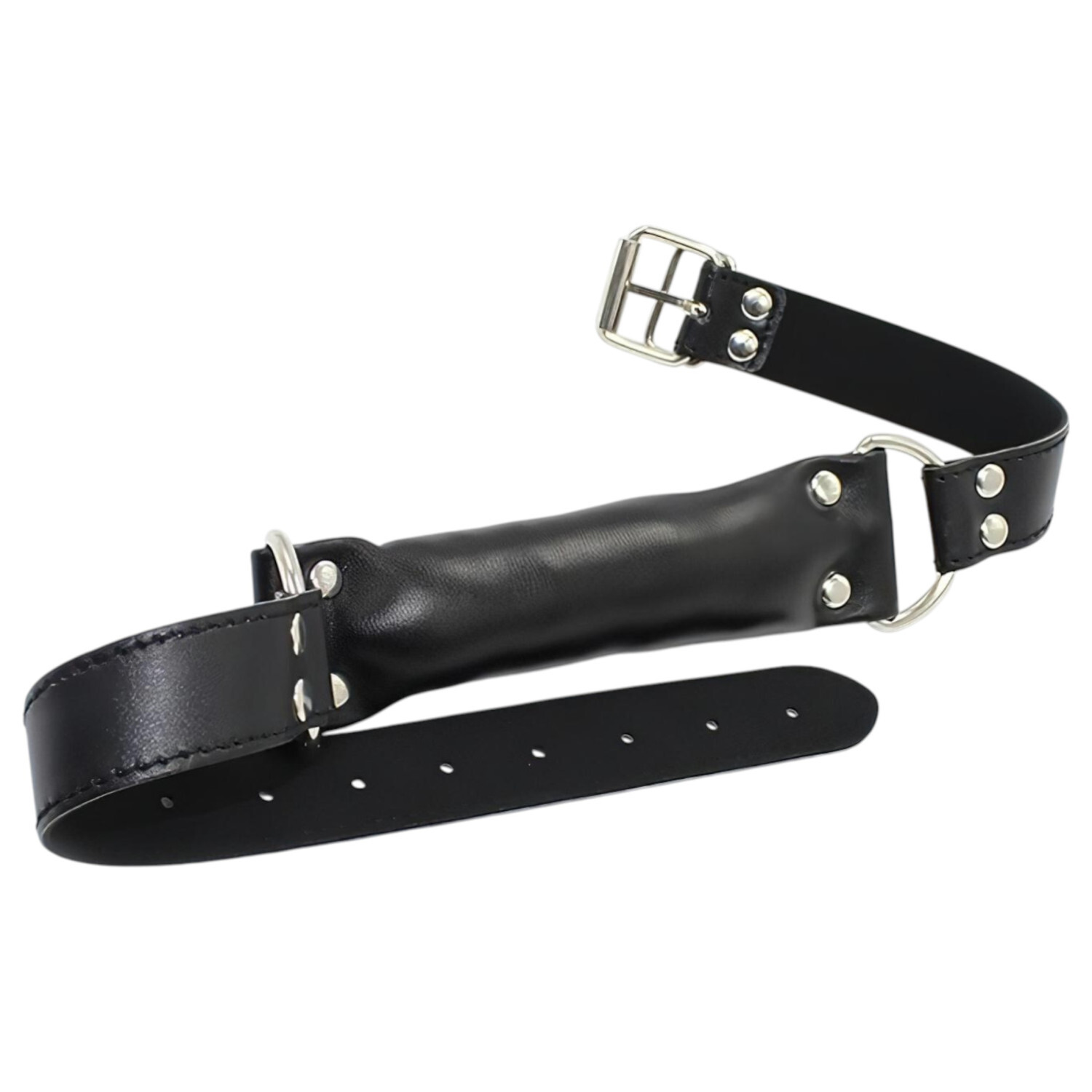 Latetobed - polstrovaný roubík (černý)