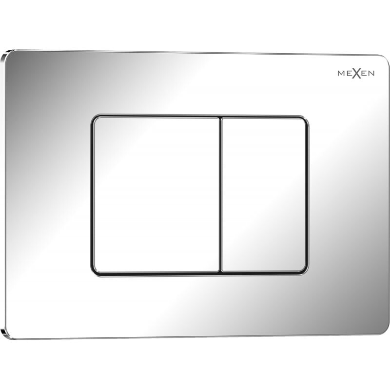 MEXEN Tex 05 splachovací tlačítko, chrom lesklá 6105-03