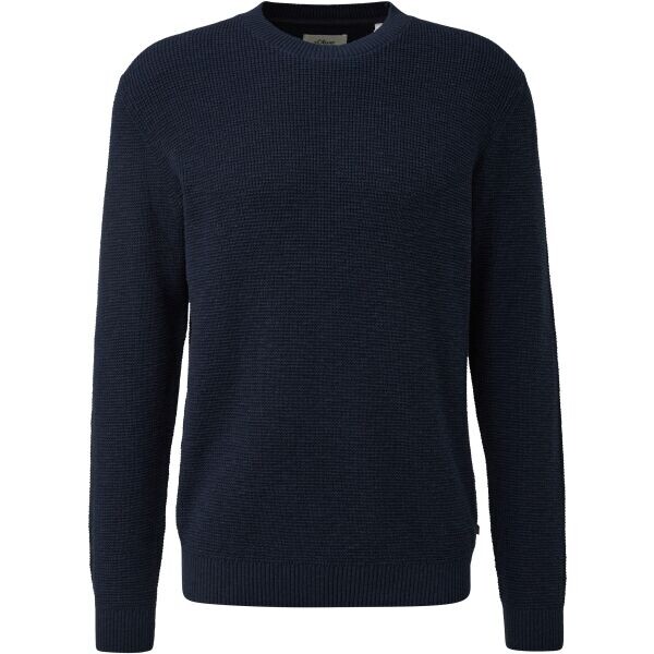 s.Oliver KNITTED PULLOVER NOOS Pletený svetr, tmavě modrá, velikost