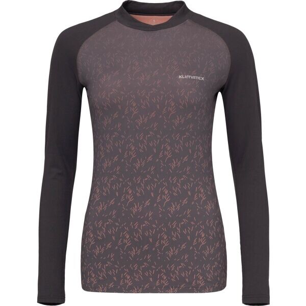Klimatex ETNA Dámské funkční triko s dlouhými rukávy, černá, velikost