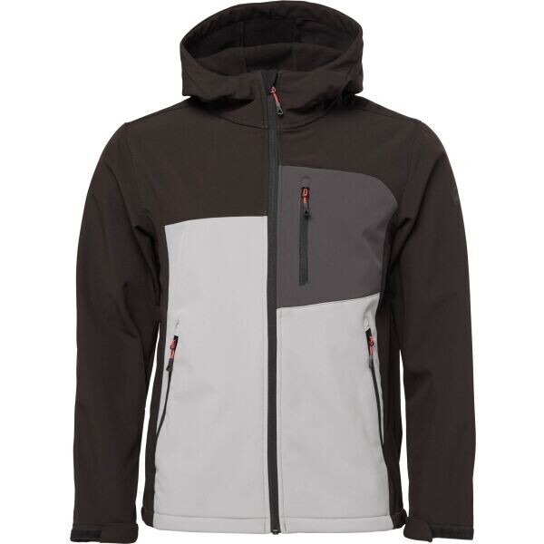 Willard DODICI Pánská celorozepínací softshellová bunda, černá, velikost