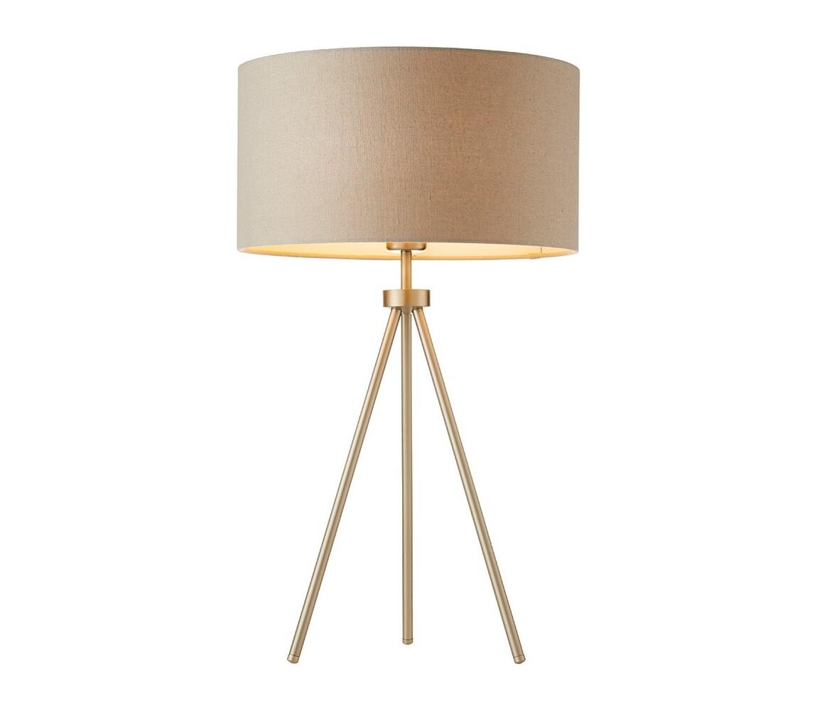 Endon Endon 66986 - Stolní lampa TRI 1xE27/40W/230V mosaz/béžová
