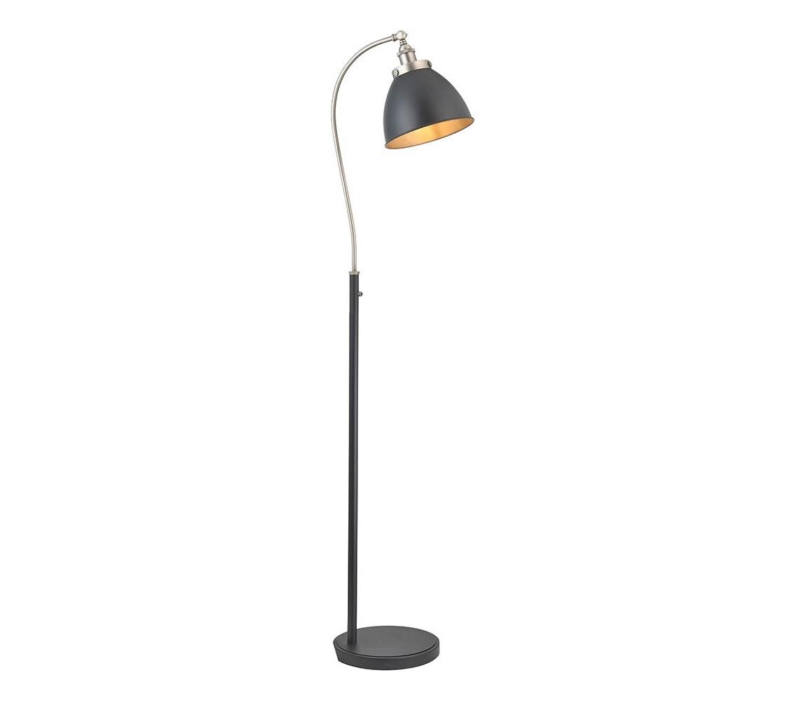 Endon Endon 98753 - Stojací lampa FRANKLIN 1xE27/10W/230V matný chrom/antracit