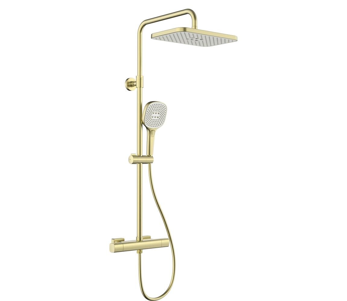 KFA Armatura KFA Armatura 5756-910-31 - Sprchová sada s termost. baterií MALAGA kart. zlatá