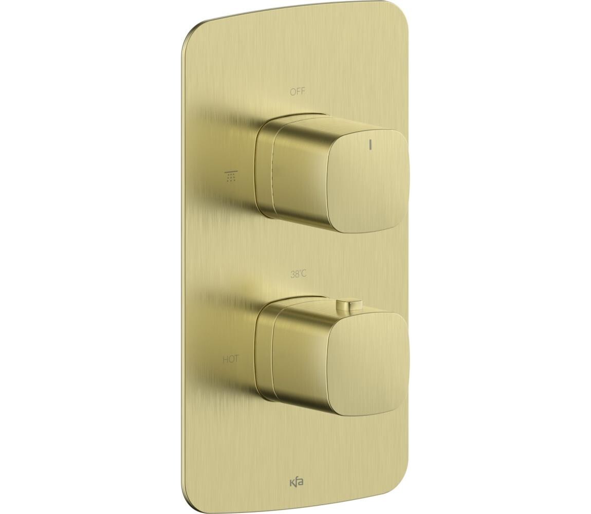 KFA Armatura KFA Armatura 5759-001-31 - Term. sprchová baterie pro pod. inst. MALAGA k. zlatá