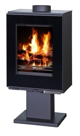 VICTORIA krbová kamna RHYTON - černá