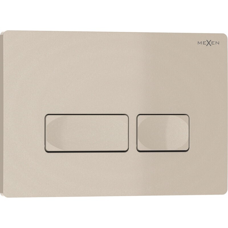 MEXEN Tex 04 splachovací tlačítko, beżow 6104-07