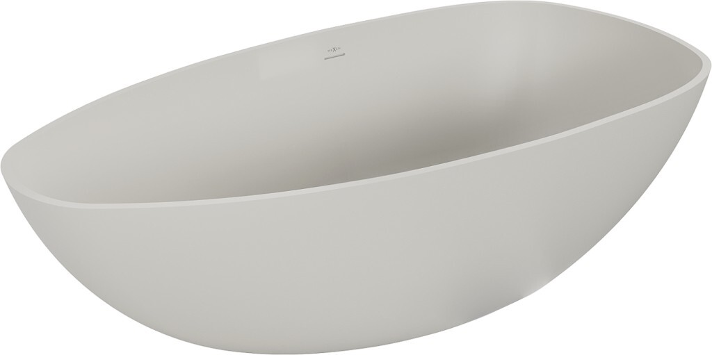 MEXEN Imola volně stojící vana litý mramor 160 x 81, beton mat 57281608061