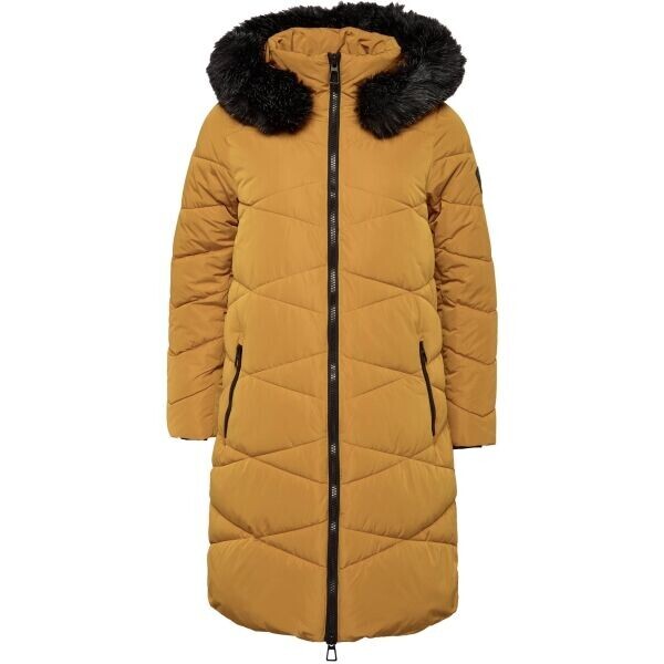 Northfinder ASTHRIDE Dámská prodloužená bunda, žlutá, velikost