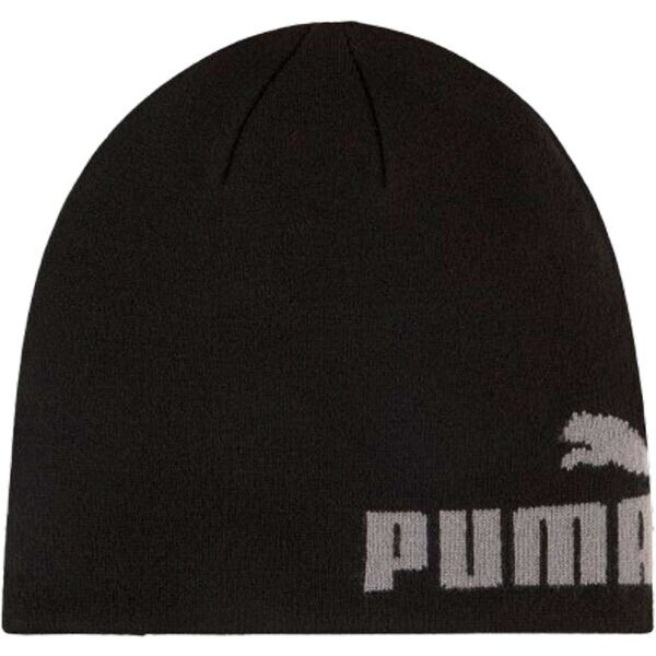 Puma ESSENTIALS MID CROWN CUFFLESS BEANIE JR Dětská zimní čepice, černá, velikost