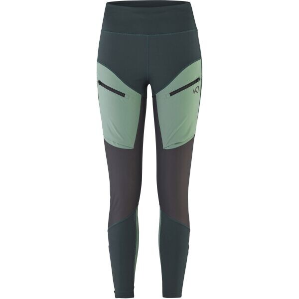 KARI TRAA ANE HIKING Dámské legíny, tmavě zelená, velikost