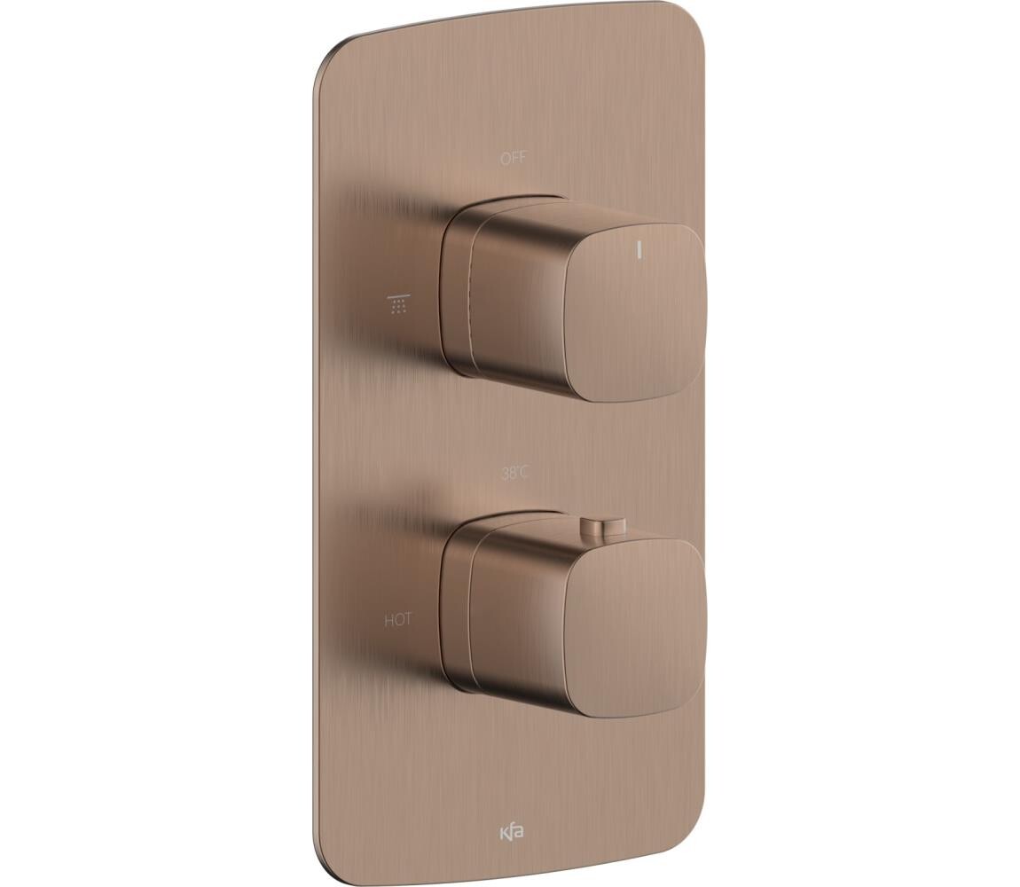 KFA Armatura KFA Armatura 5759-001-34- Term. sprchová baterie pro pod. inst. MALAGA rose gold