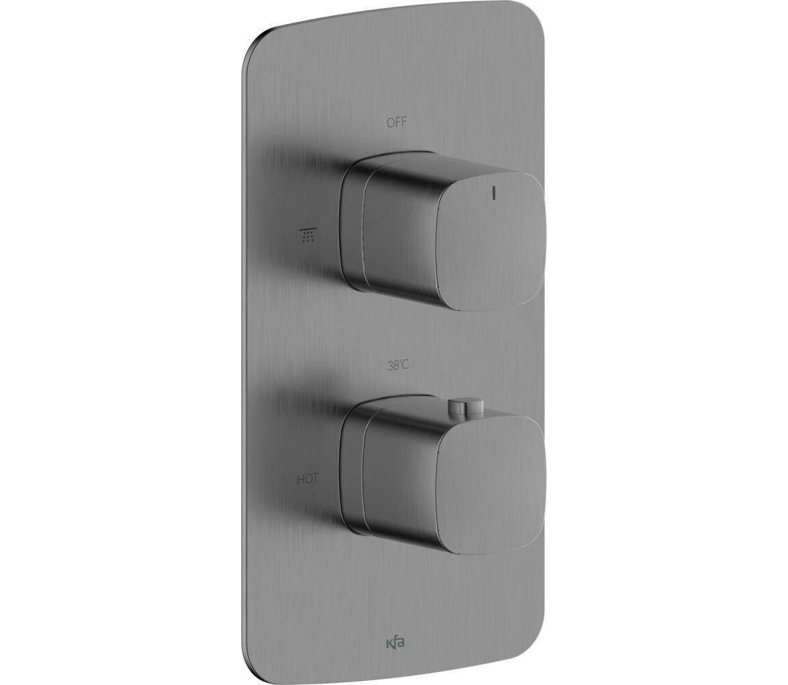 KFA Armatura KFA Armatura 5759-001-61 - Term. sprchová baterie pro pod. inst. MALAGA m. šedá