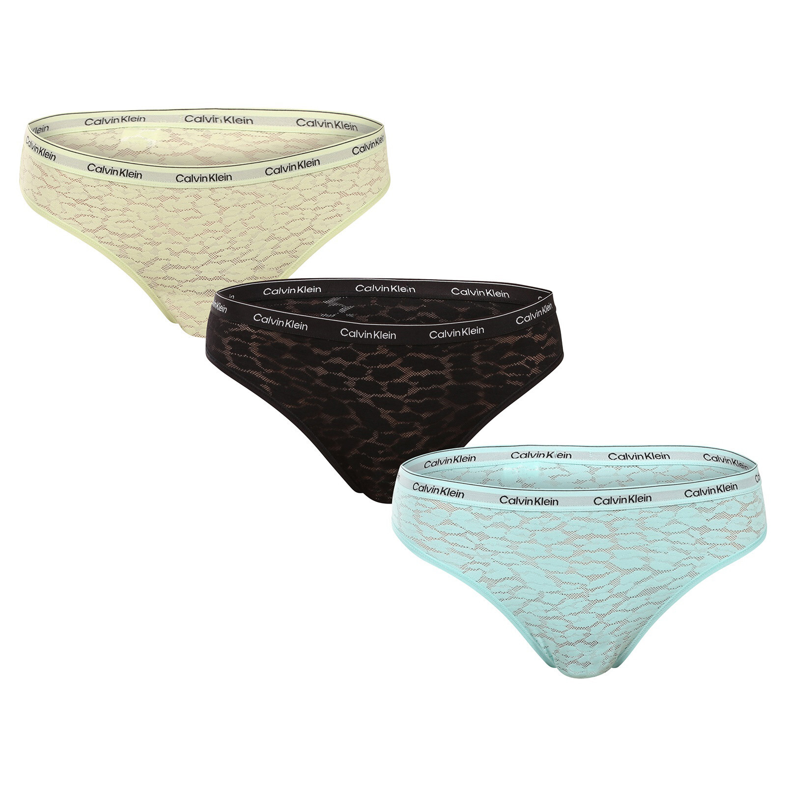 3PACK dámské kalhotky brazilky Calvin Klein vícebarevné (QD5225E-W5S) XL