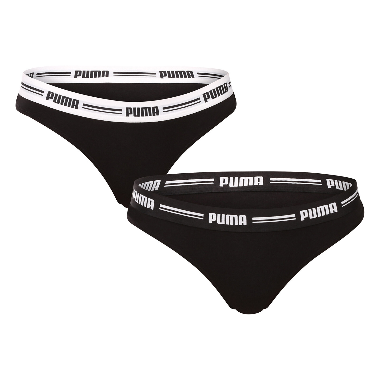 2PACK dámská tanga Puma černá (603034001 200) XL