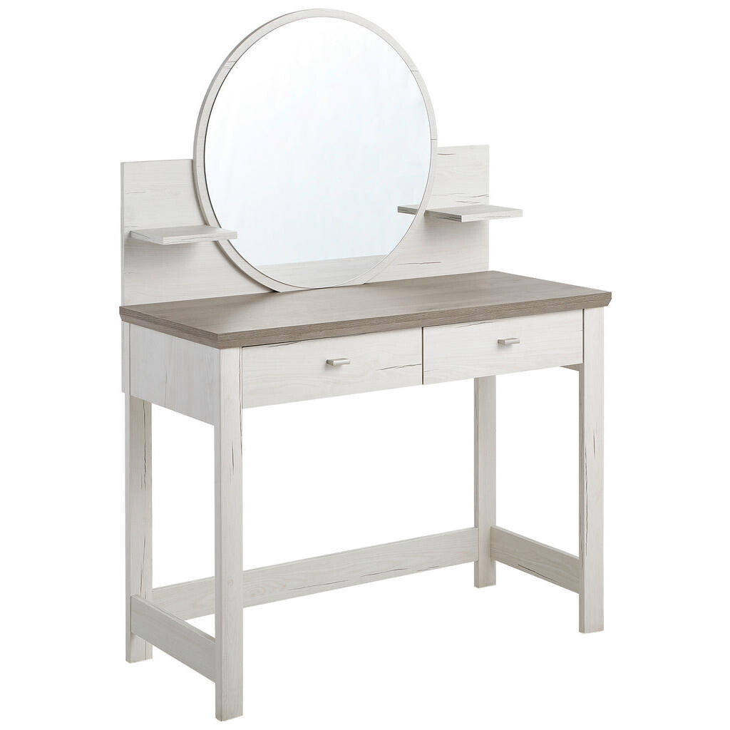 Hom`in TOALETNÍ STOLEK, šedá, bílá, 104,3/45/143 cm