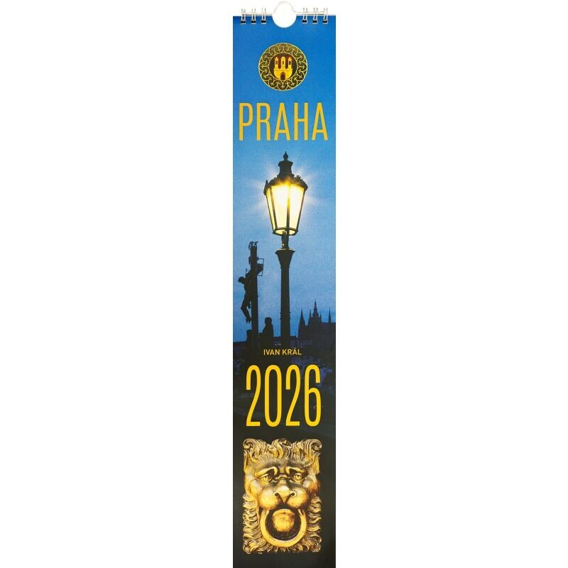 Kalendář Ivan Král - PRAHA 2026 vázanka