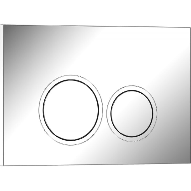 MEXEN Tex 01 splachovací tlačítko, chrom lesklá 6101-03