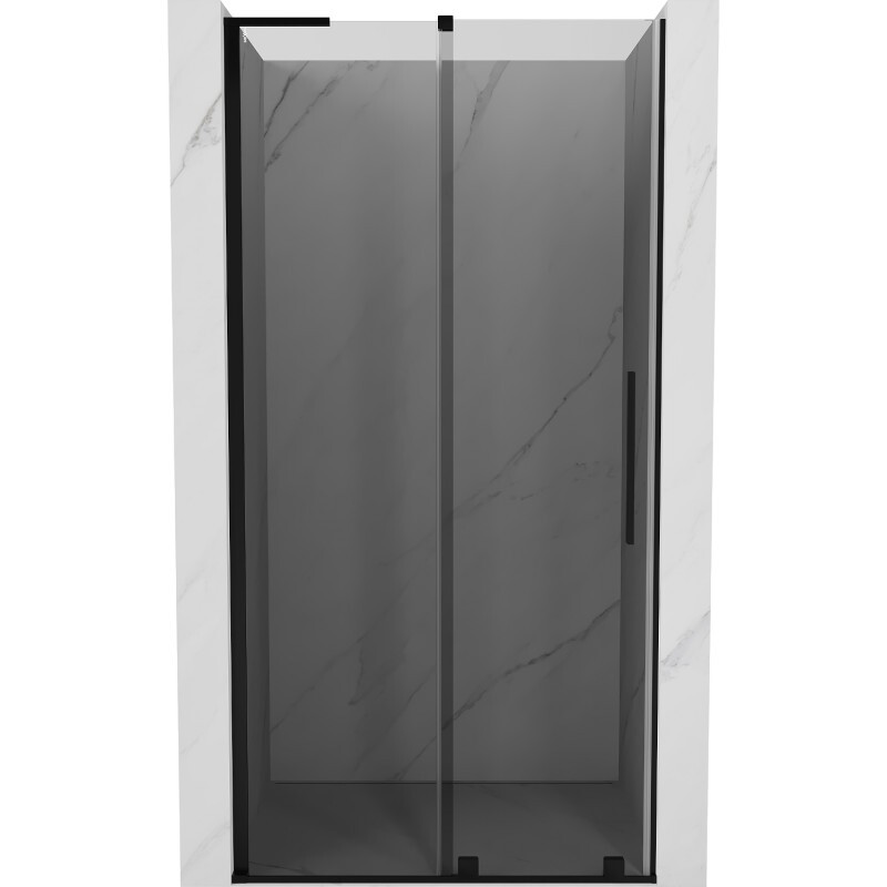 MEXEN/S Velar L posuvné sprchové dveře 100, grafit, černá 871-100-003-41-70