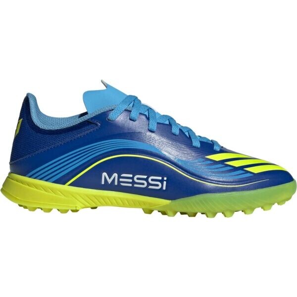 adidas F50 MESSI LEAGUE TF J Dětské turfy, modrá, velikost 37 1/3