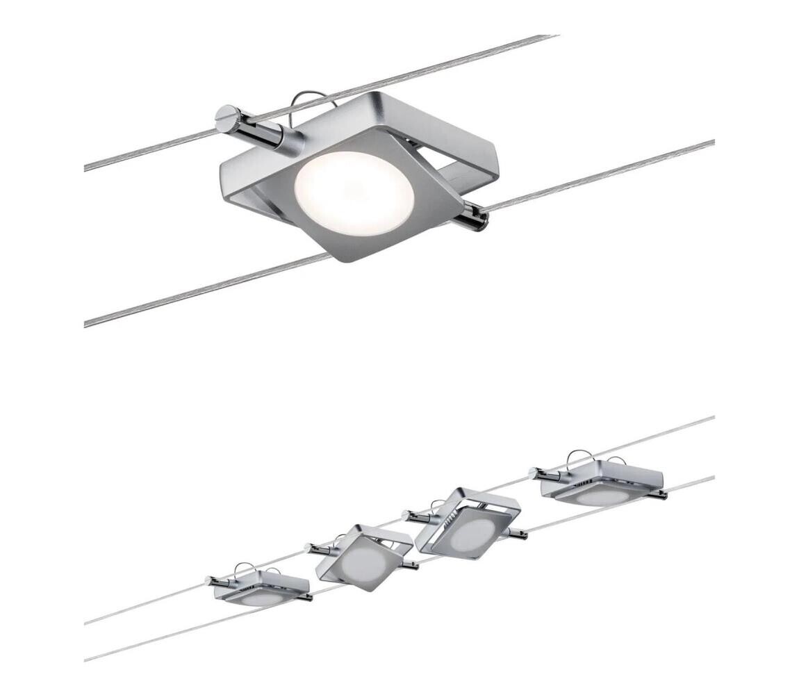 Paulmann Paulmann 94107 - SADA 4xLED/4,3W Bodové svítidlo do lankového systému MAC 230V