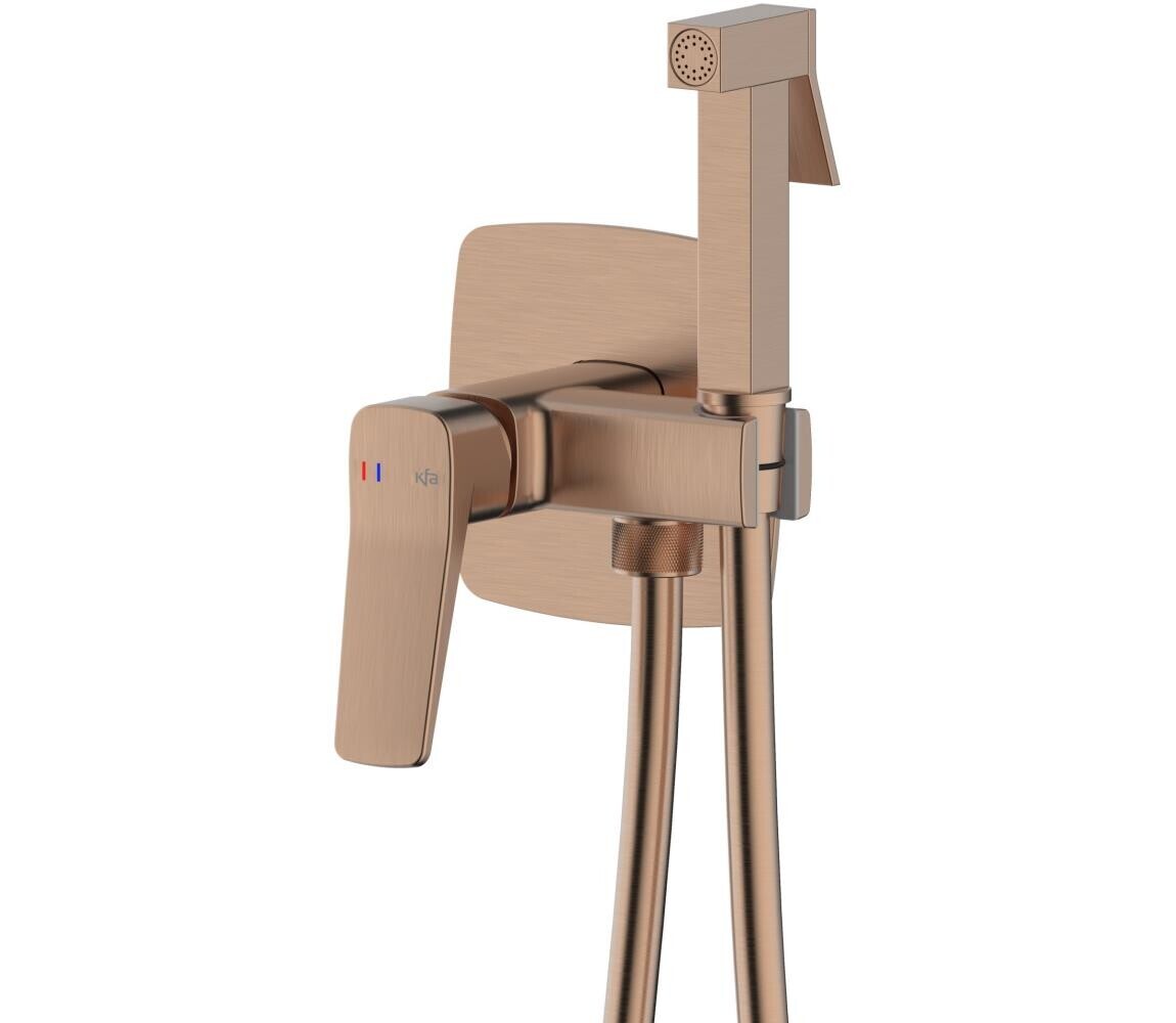 KFA Armatura KFA Armatura 4529-512-34-Bidet. baterie se sprškou pro pod.ins. MALAGA rose gold