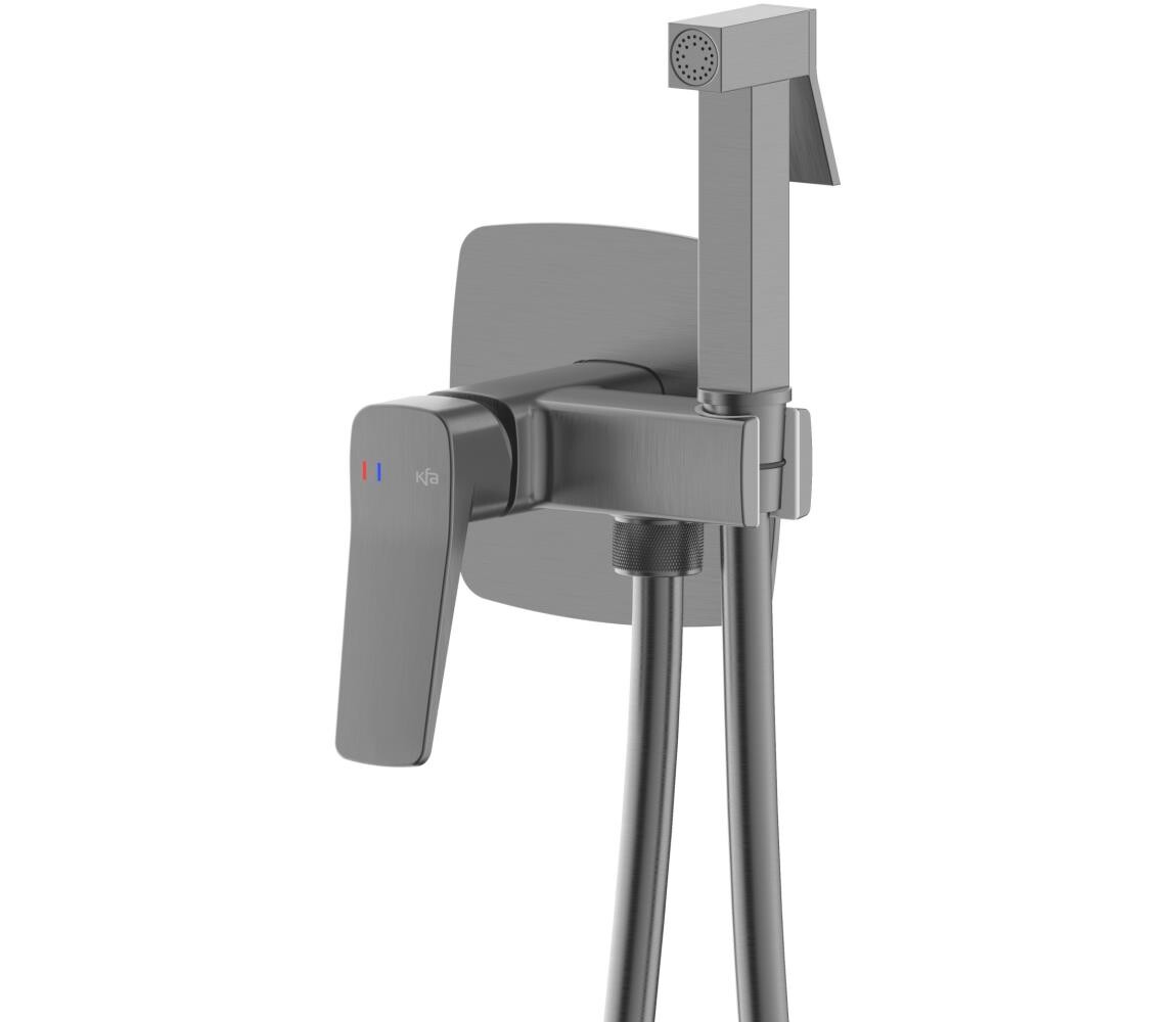 KFA Armatura KFA Armatura 4529-512-61-Bidet. baterie se sprškou pro pod. ins. MALAGA met.šedá