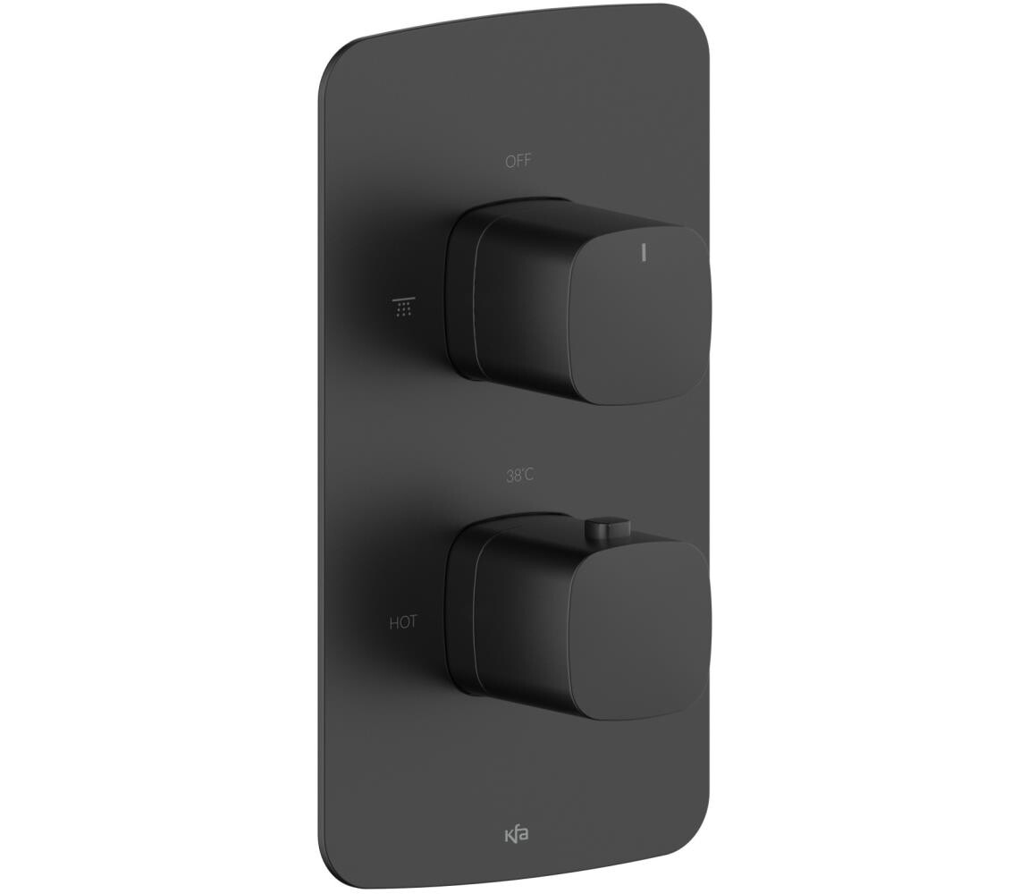 KFA Armatura KFA Armatura 5759-001-81 - Term. sprchová baterie pro pod. inst. MALAGA černá