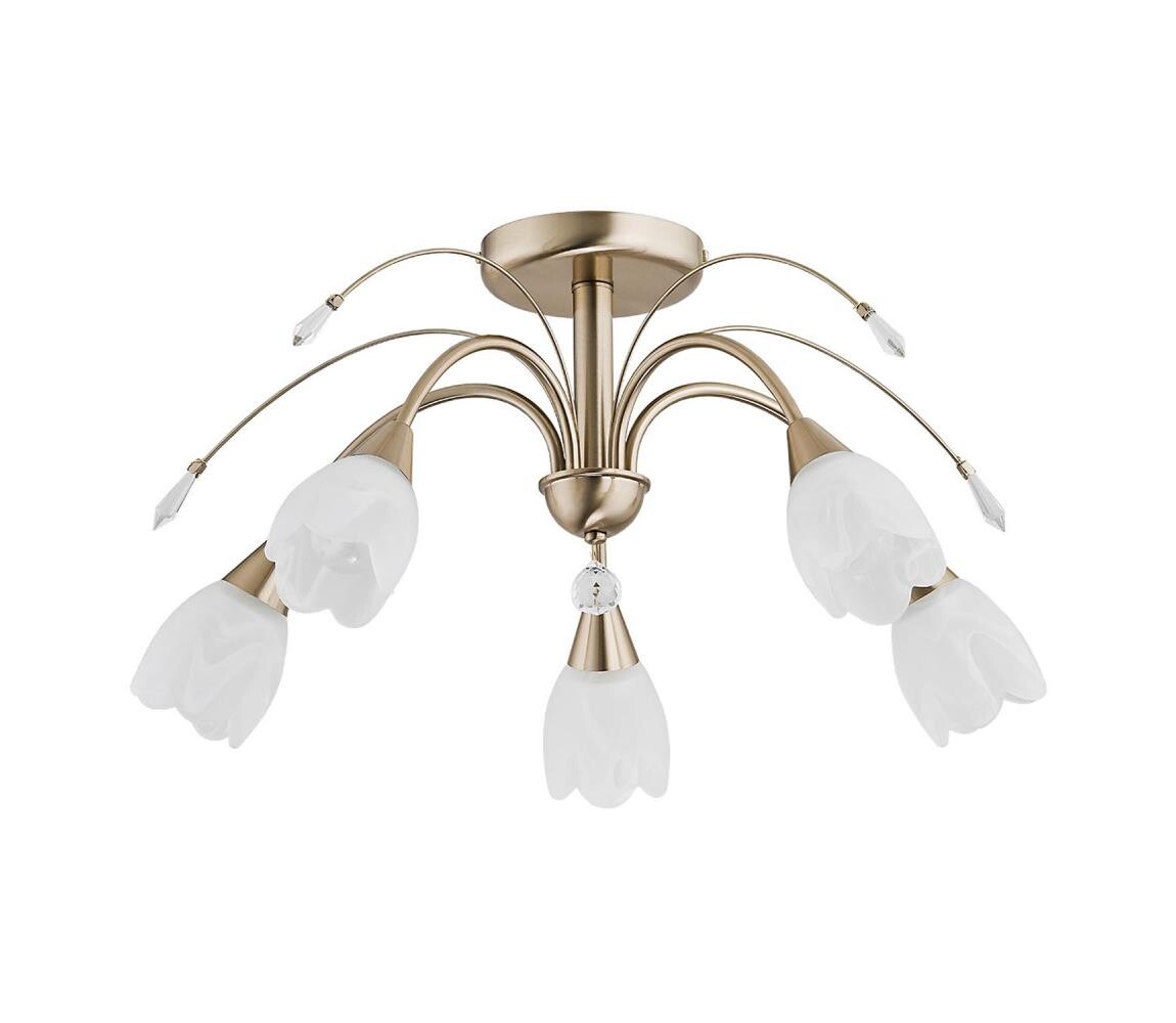 Stropní svítidlo BASTER 5xE14/10W/230V zlatá