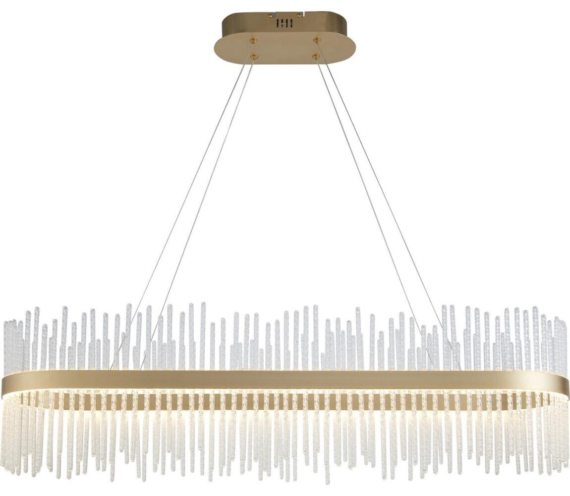 Endon Endon 104082 - LED Stmívatelný lustr na lanku ADRIEL LED/47W/230V 3000K zlatá