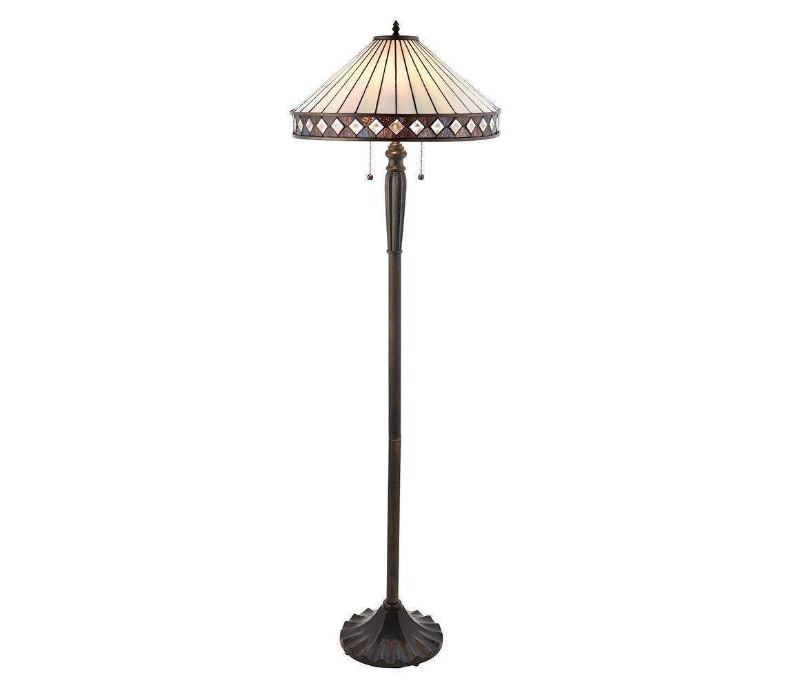 Endon Endon 70936 - Stojací lampa FARGO 2xE27/60W/230V pr. 50 cm