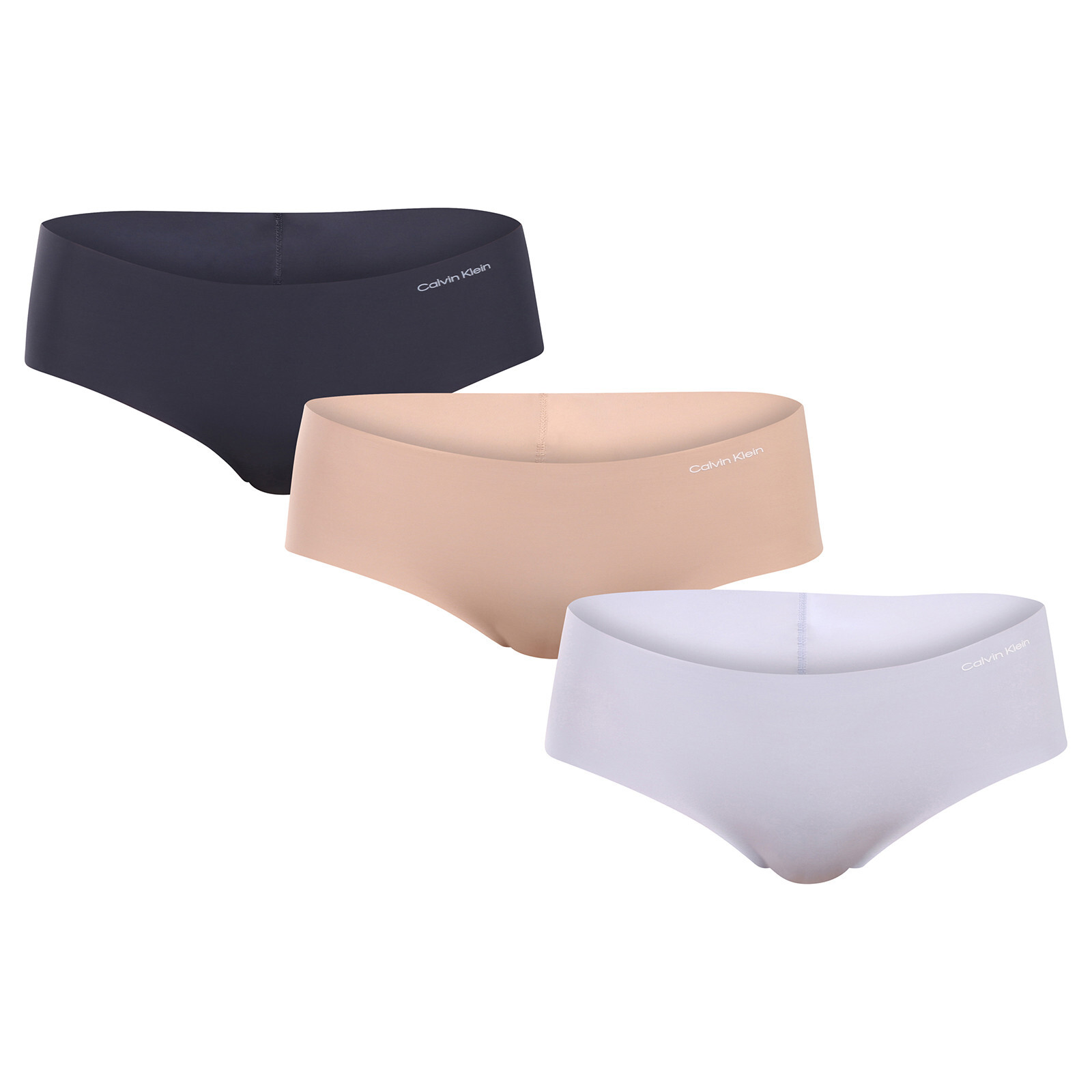 3PACK dámské kalhotky Calvin Klein bezešvé vícebarevné (QD3559E-31K) S