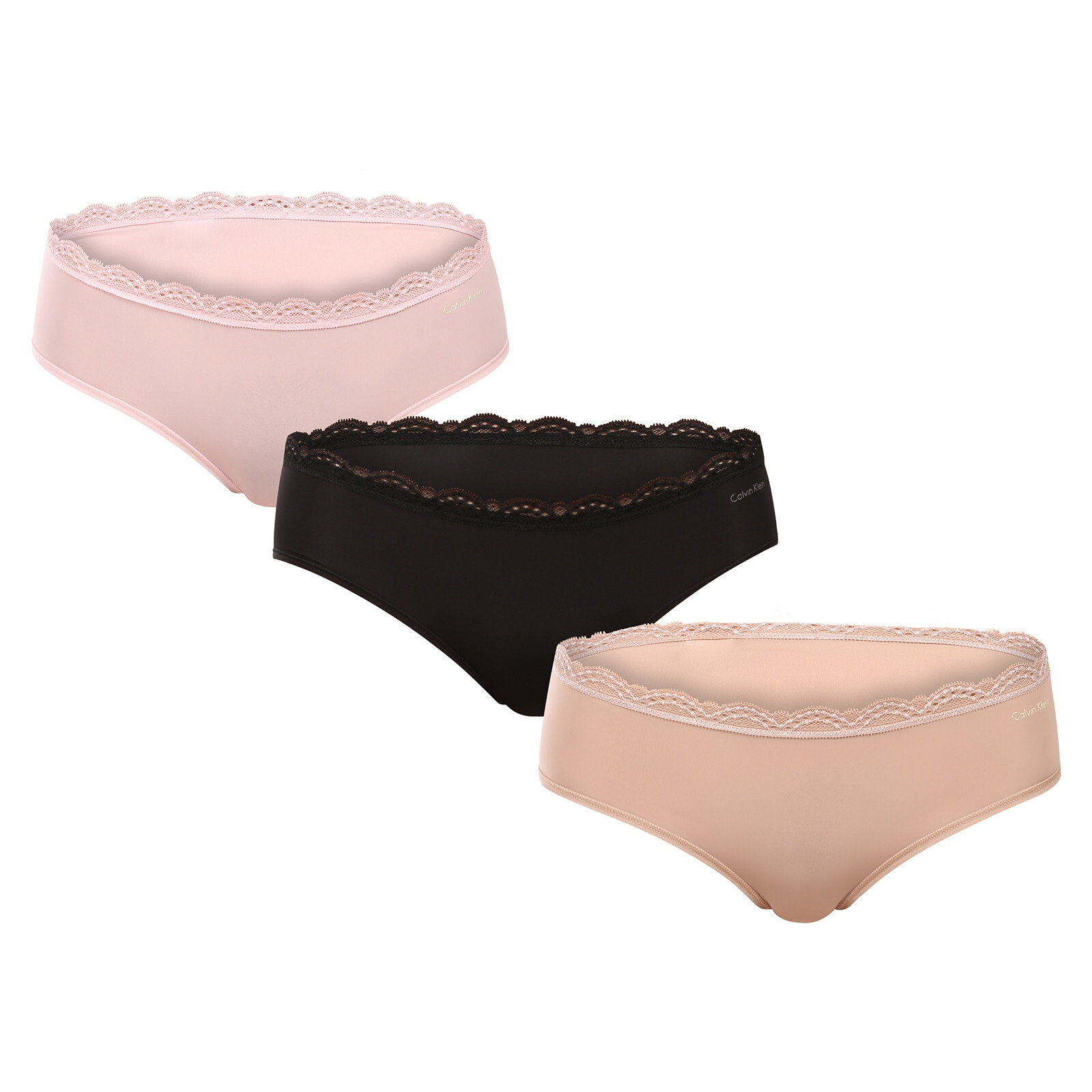 3PACK dámské kalhotky Calvin Klein vícebarevné (QD5302-3VQ) S