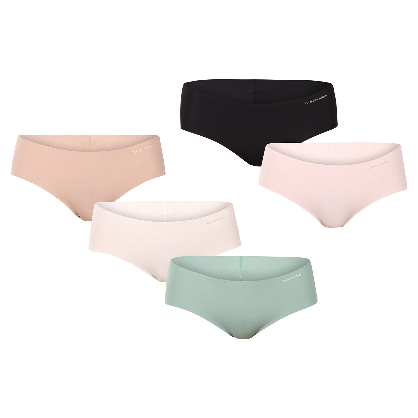 5PACK dámské kalhotky Calvin Klein bezešvé vícebarevné (D3557E-31N) M