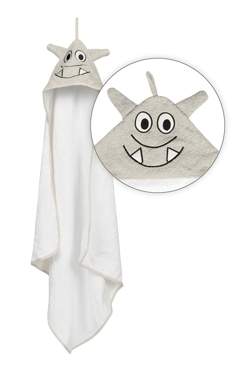 Babymatex Bavlněná osuška pro miminko s kapucí Jimmy 80x80cm - Upírek