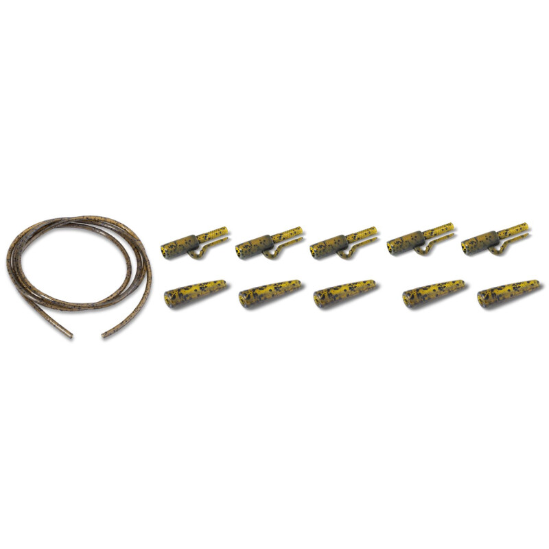 Anaconda Jungle Quick Lock Safety Lead Clip Power Pack jungle zelená 5ks-2480113