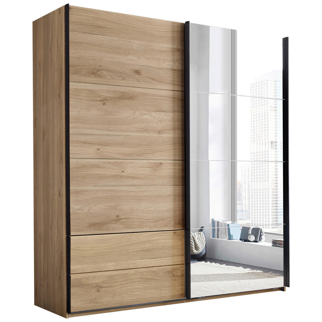 Xora SKŘÍŇ S POSOUVACÍMI DVEŘMI, barvy dubu, 215/225,5/60,5 cm