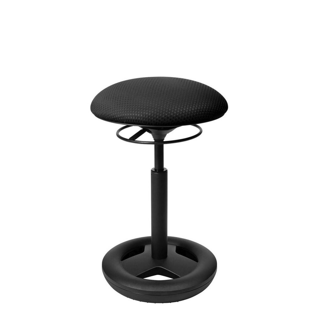 XXXL KANCELÁŘSKÁ STOLIČKA tkaná látka černá