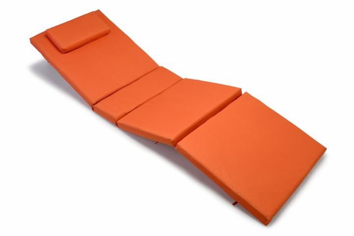 Divero 322 Polstrování na lehátko - oranžová