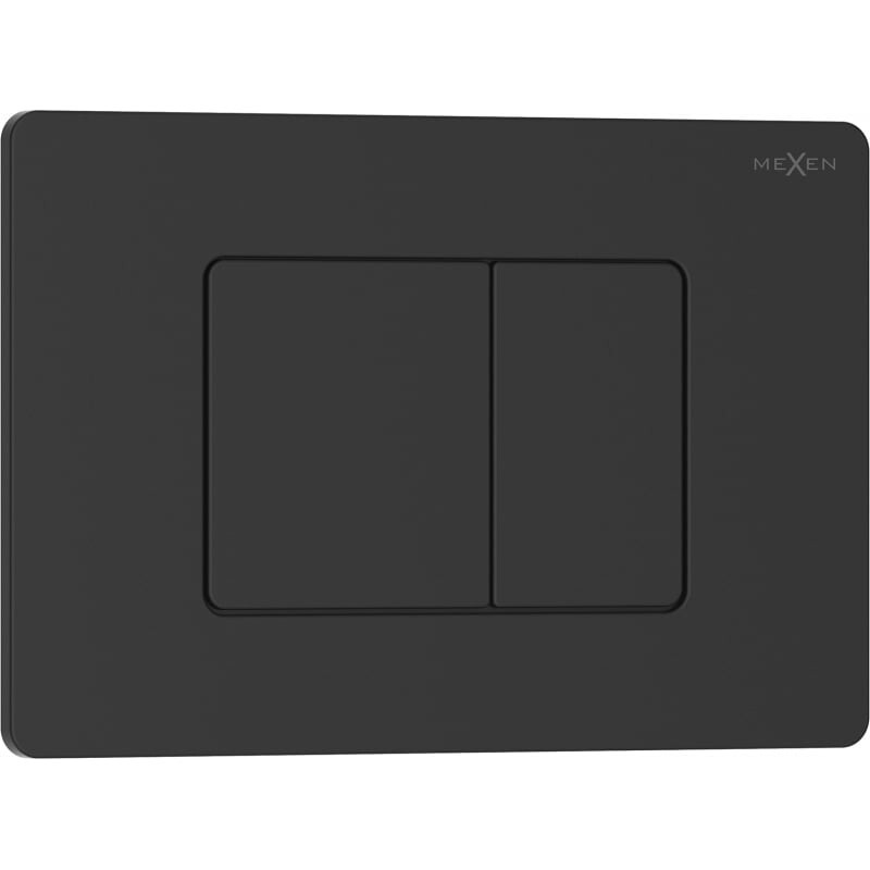 MEXEN Tex 05 splachovací tlačítko, černá matná 6105-02
