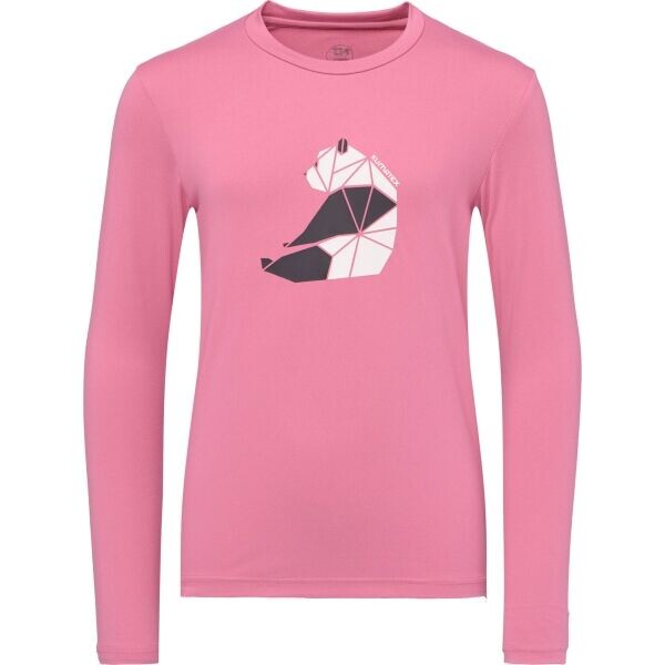 Klimatex AGUNG Dětské funkční triko s dlouhým rukávem, růžová, velikost