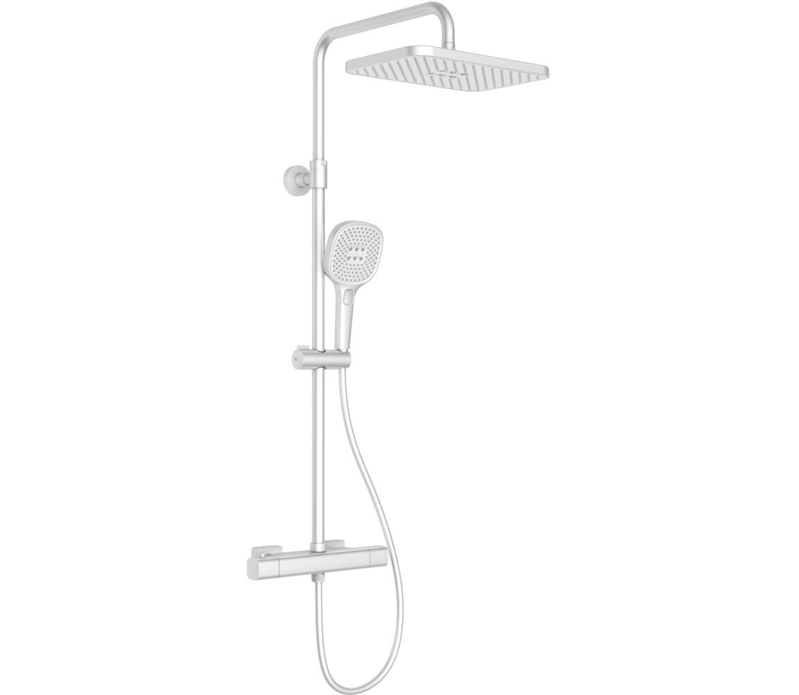 KFA Armatura KFA Armatura 5756-910-44 - Sprchová sada s termost. baterií MALAGA bílá