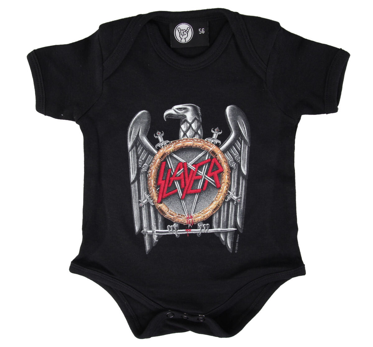 Dětské body dětské Slayer - Black - METAL-KIDS - 467.30.8.999 56/62