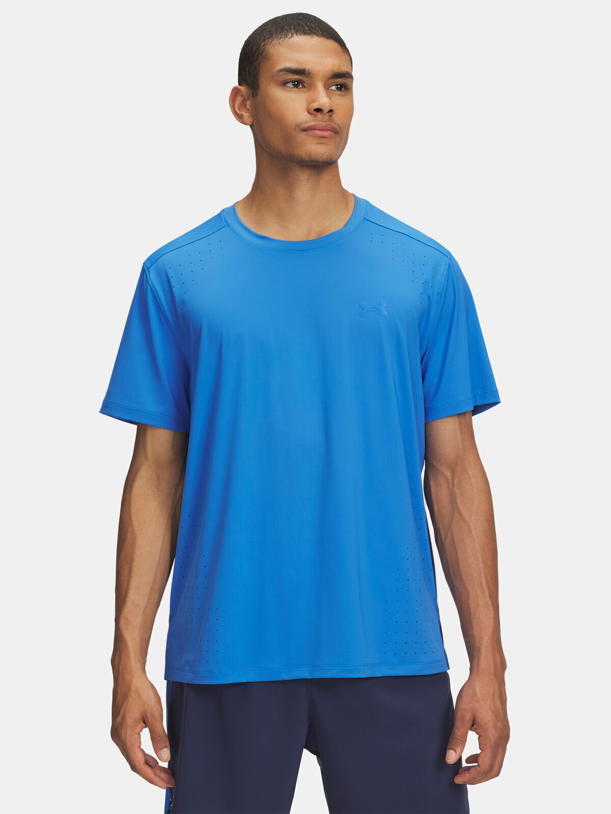Pánské tričko Under Armour UA LAUNCH ELITE SHORTSLEEVE-BLU - Pánské