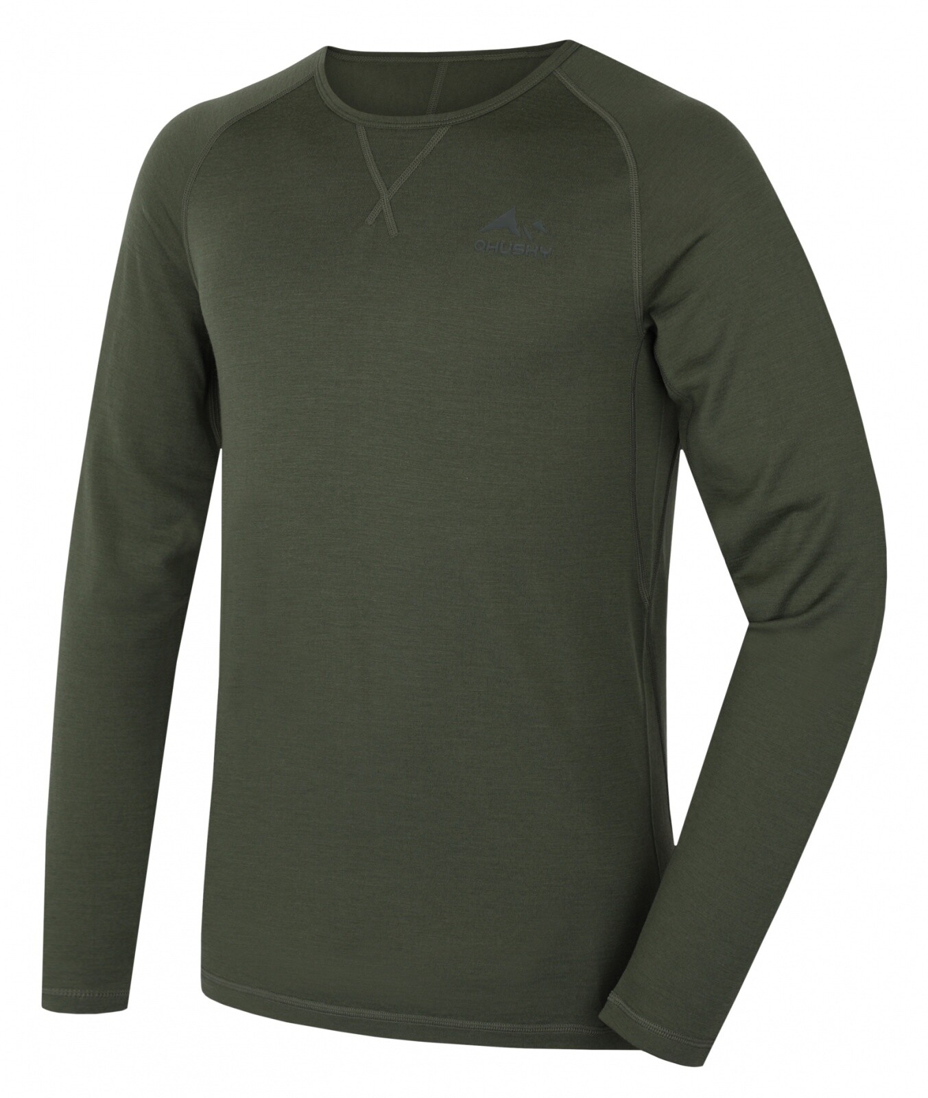 Husky Merow M S, green Merino termoprádlo triko